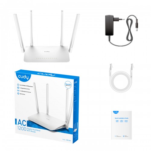 Cudy WR1300 V3 AC1200 Gigabit Dual Band Wi-Fi Router Price in Bangladesh