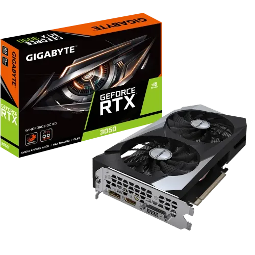 GIGABYTE GeForce RTX 3050 WINDFORCE OC 8GB GDDR6 Graphics Card Price in BD