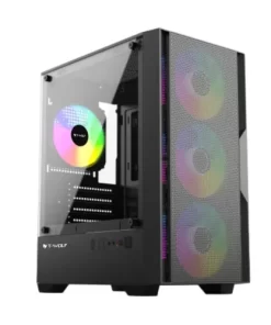 T-Wolf Phantom X4 RGB M-ATX Mid Tower Gaming Case With 200W PSU Price in Bangladesh